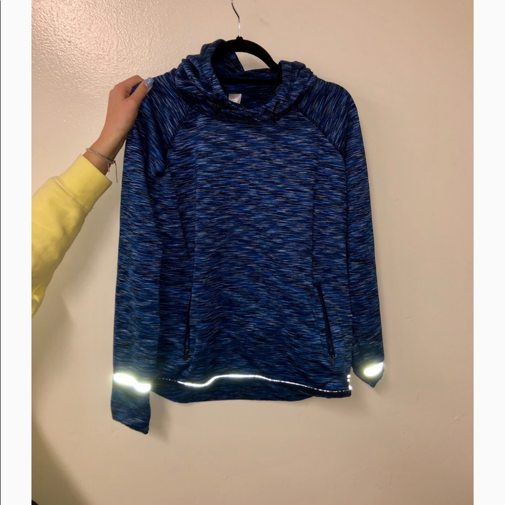 Blue runners hoodie
